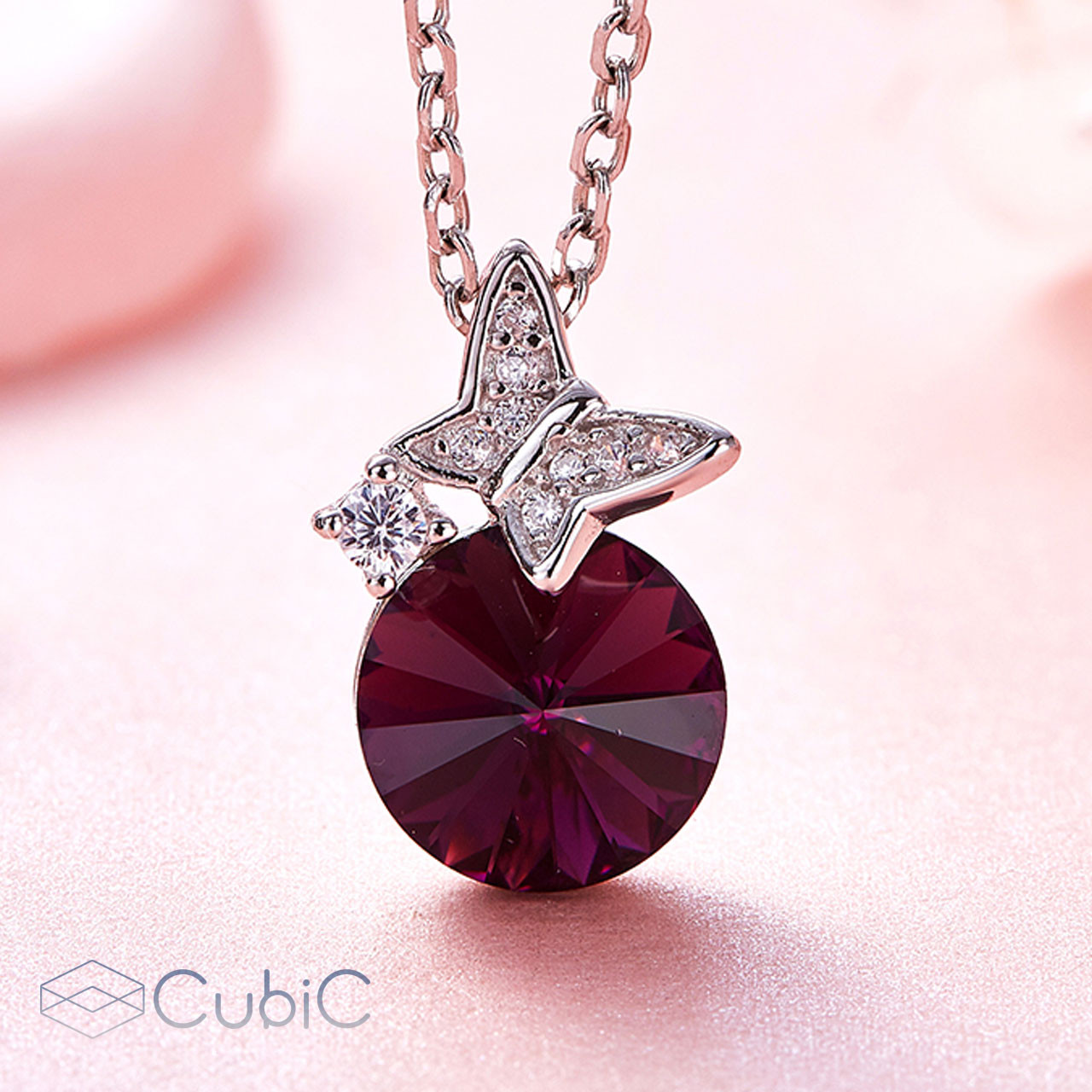 نیم ست نقره زنانه کوبیک مدل QP-8914 نیم ست نقره زنانه کوبیک مدل QP-8914