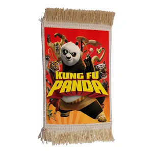 فرش ماشینی دیوارکوب مدل پاندا کونگ فو کار کد 29