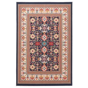 گلیم ماشینی یک و نیم متری دنیای فرش کد 150 