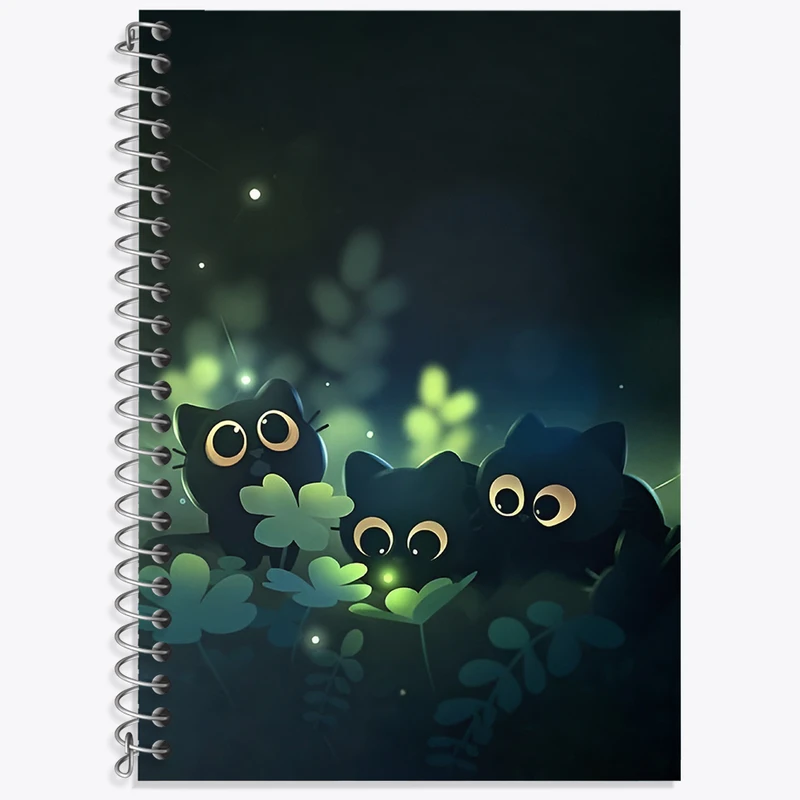 دفتر لغت 50 برگ خندالو طرح گربه های کیوت کد N3047