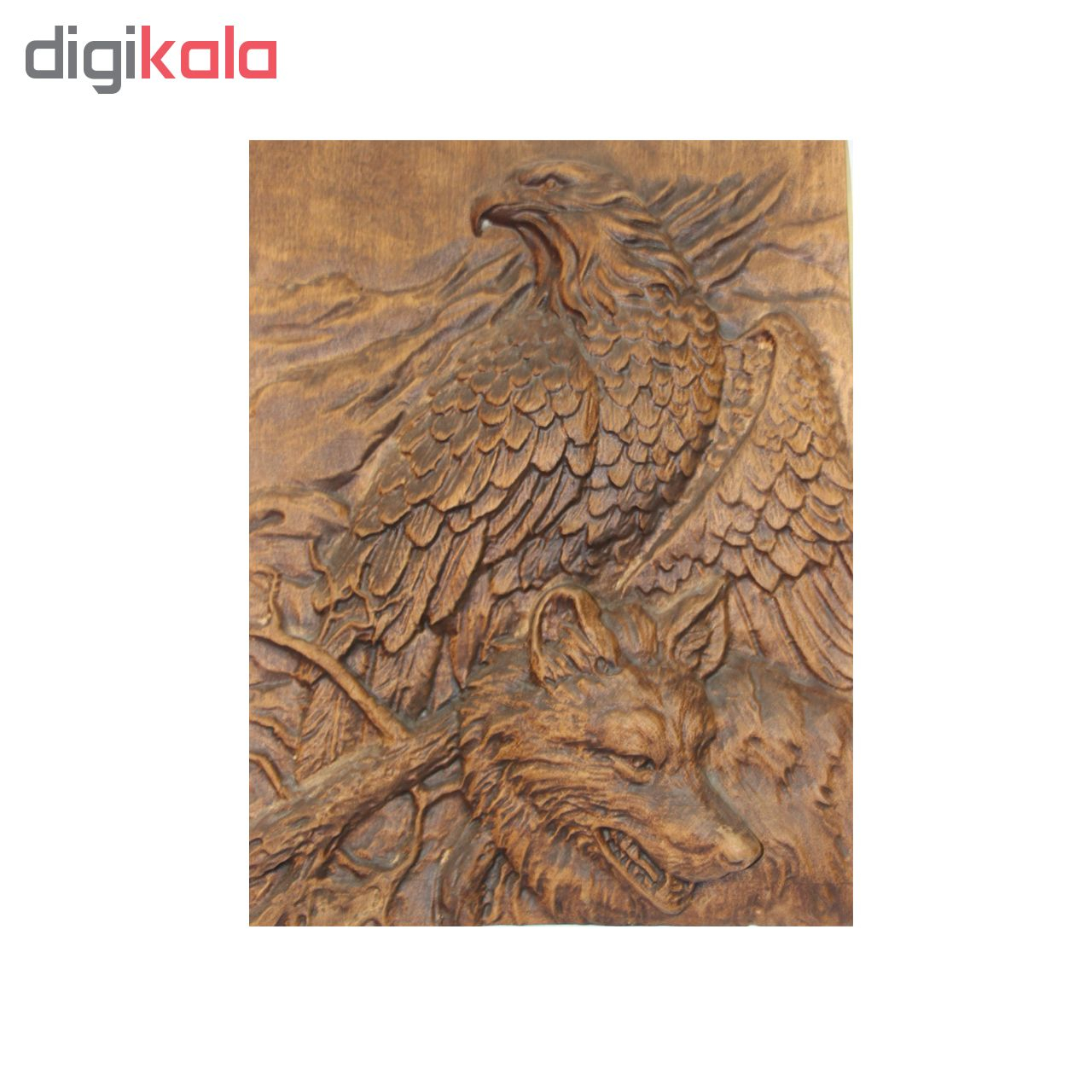 تابلو طرح عقاب و گرگ