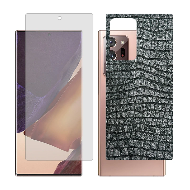 محافظ صفحه نمایش مات گلس مدل together مناسب برای گوشی موبایل سامسونگ Galaxy Note20 Ultra 5G  به همراه برچسب پوششی پشت گوشی
