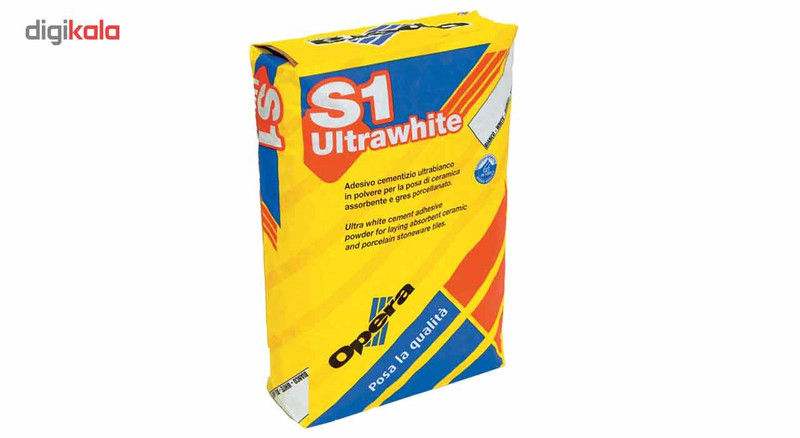 چسب پودری اپرا مدل S1 ultra-white حجم 25 کیلوگرم چسب پودری اپرا مدل S1 ultra-white حجم 25 کیلوگرم