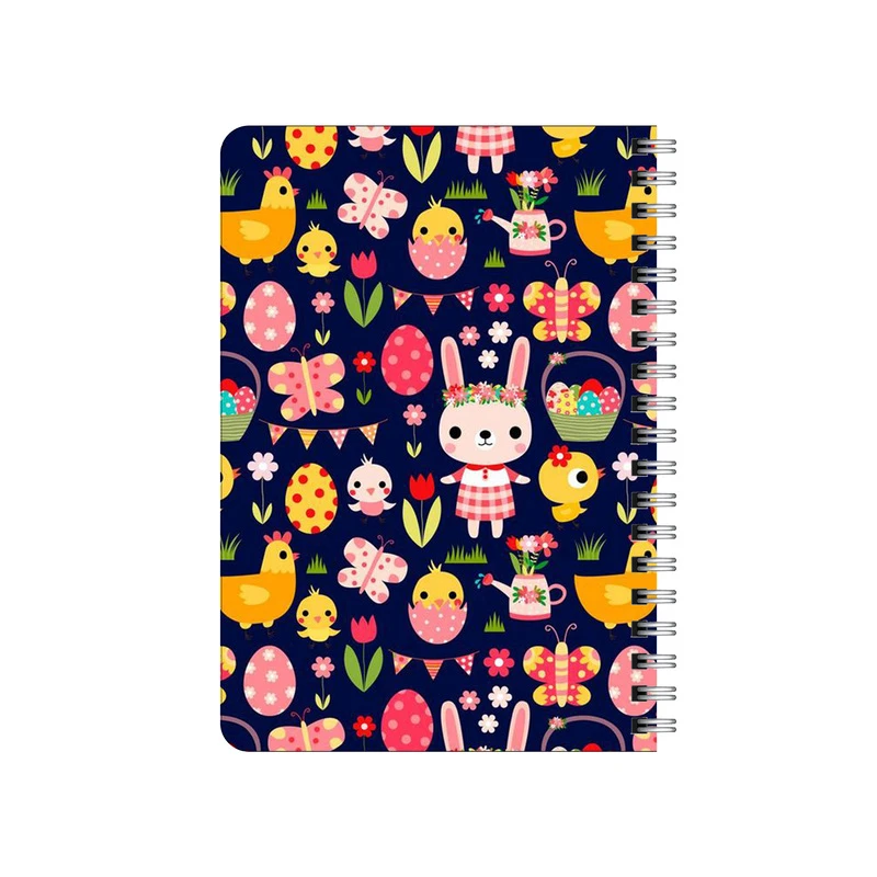 دفترچه یادداشت بامبیلیپ مدل چوبی طرح خرگوش و مرغ و جوجه کد 5050216