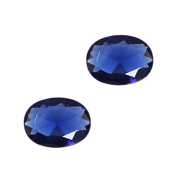 سنگ یاقوت کبود کد D66270 بسته دو عددی 