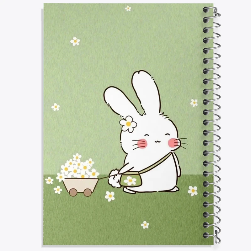 دفتر لیست خرید 50 برگ خندالو طرح خرگوش کیوت کد N5804