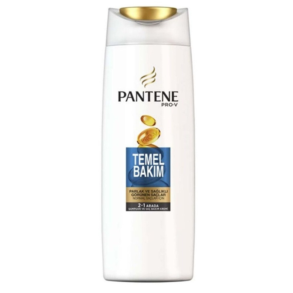 شامپو مو پنتن مدل Temel Bakim 2 in 1 حجم 500 میلی لیتر