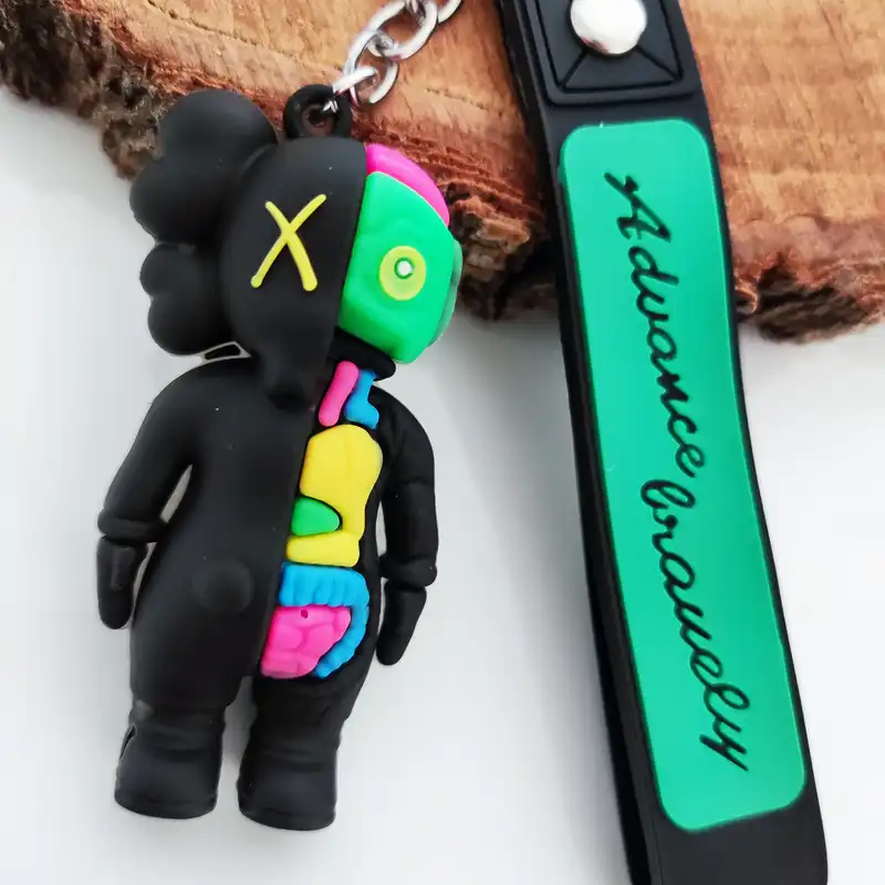 جاکلیدی مدل سیلیکونی طرح فیگور اعضای بدن آدم کد DB20