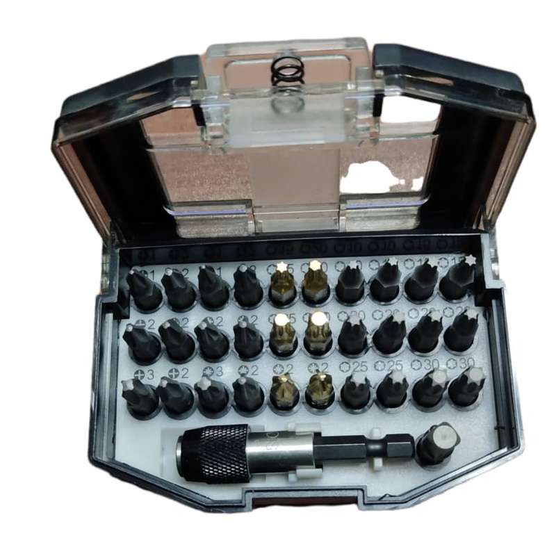 سری پیچ گوشتی ستاره ای مدل TECOS4460 بسته 32 عددی