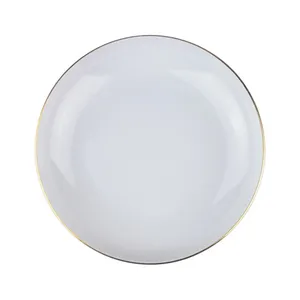 بشقاب خورش خوری مدل گود 21 خط طلا کد 360013 مجموعه 6 عددی
