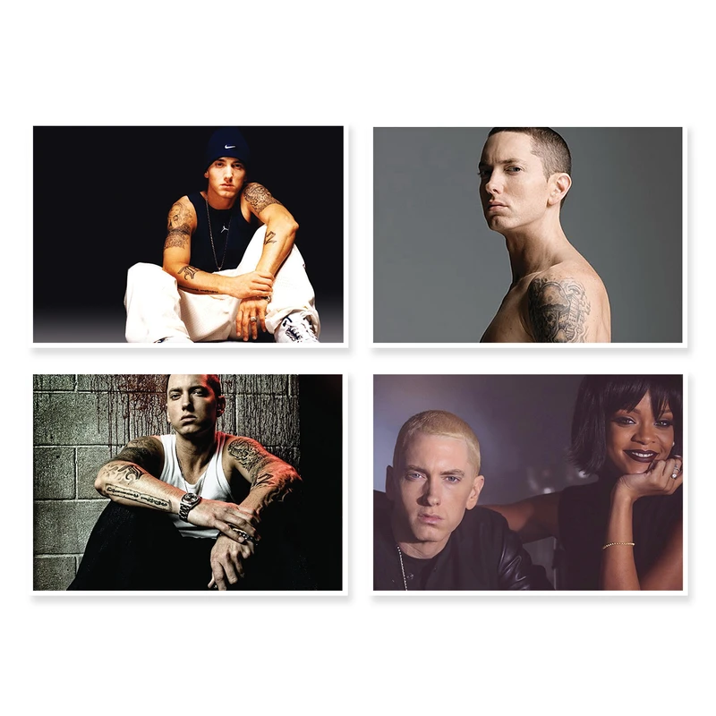 پوستر طرح Eminem کد A-1720 مجموعه 4 عددی
