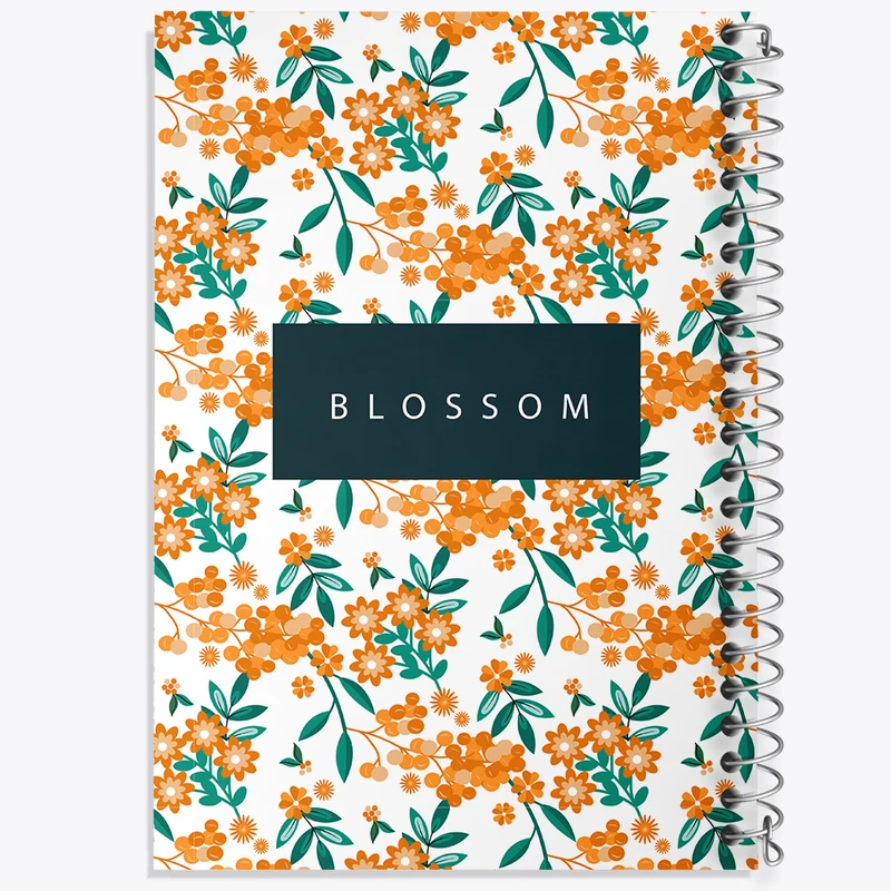 دفتر لیست خرید 50 برگ خندالو طرح پترن گل گلی کد N162