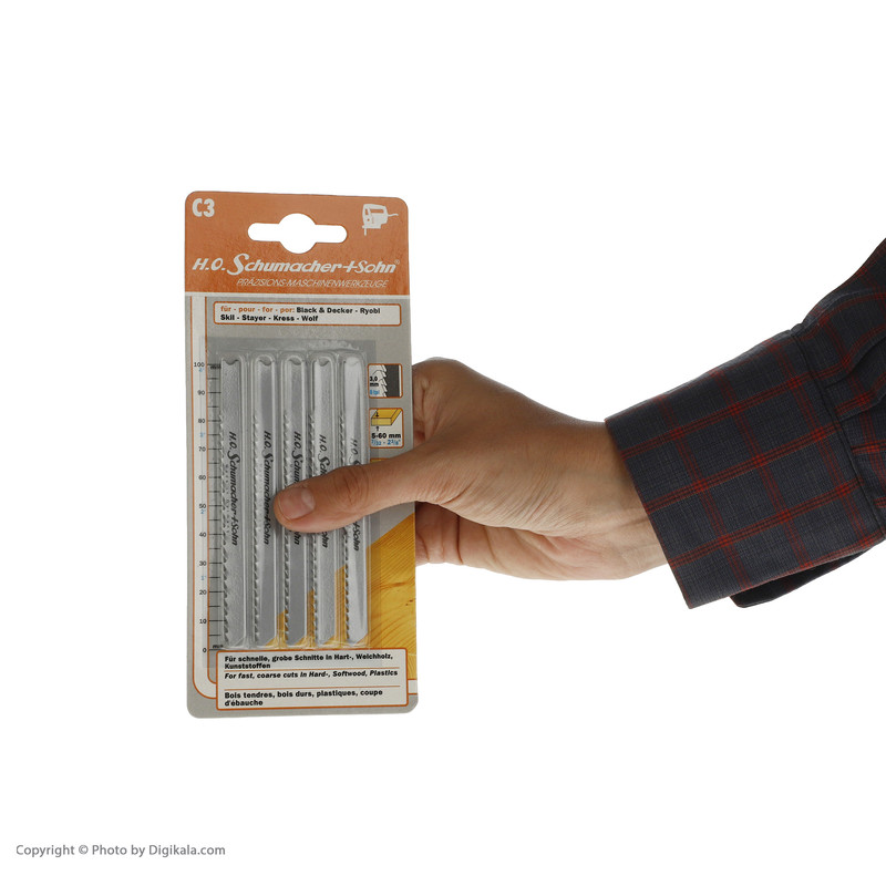 تیغه اره عمودبر اچ او شوماخر + سون مدل C3 بسته 5 عددی تیغه اره عمودبر اچ او شوماخر + سون مدل C3 بسته 5 عددی