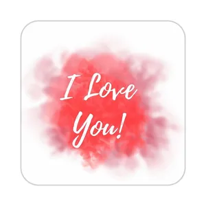 زیر لیوانی کاکتی طرح عاشقانه مدل mp39000