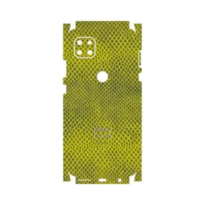 MAHOOT Yellow Snake Skin-FullSkin Cover Sticker for Motorola MOTO G 5G