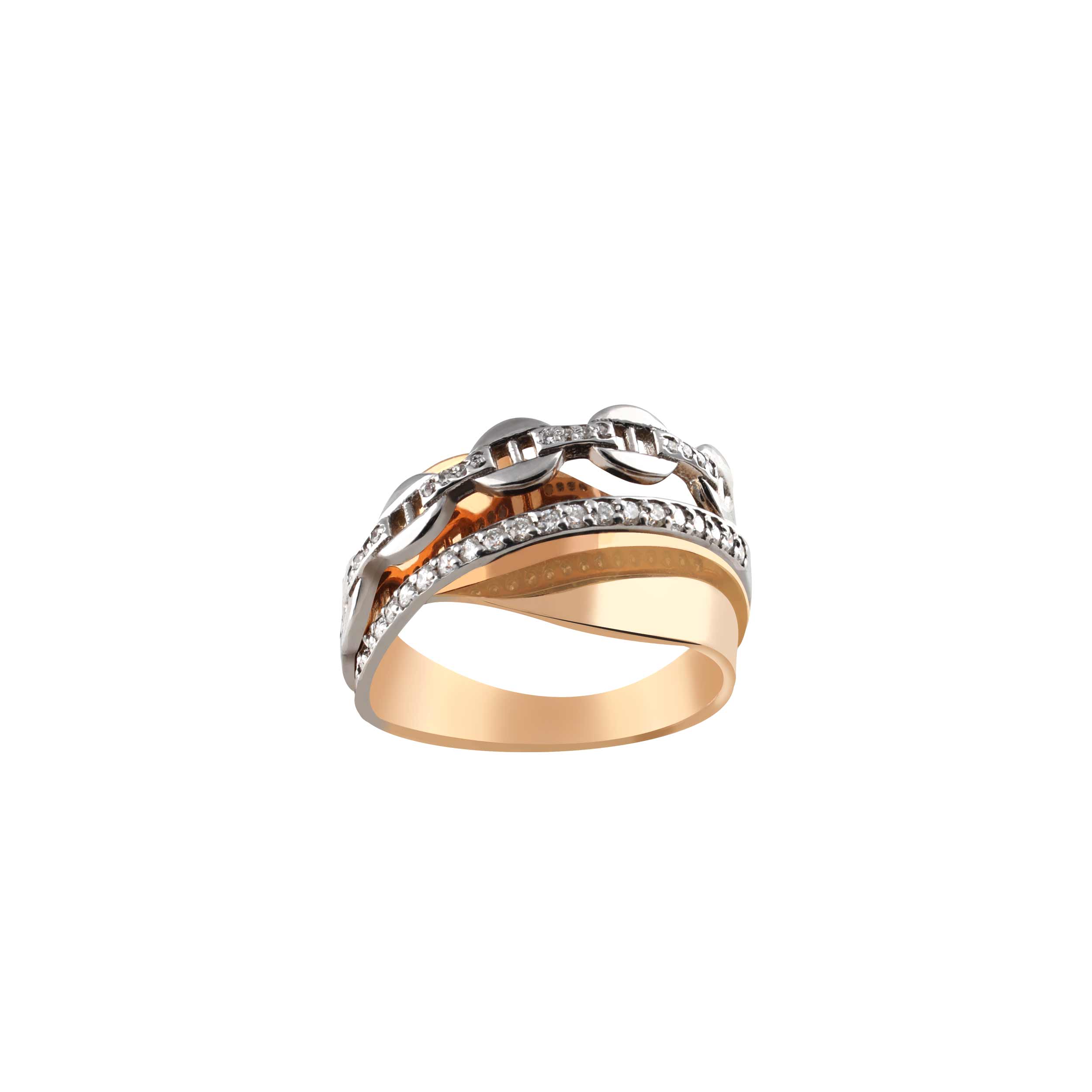 انگشتر طلا 18 عیار زنانه جواهری سروری مدل 10911