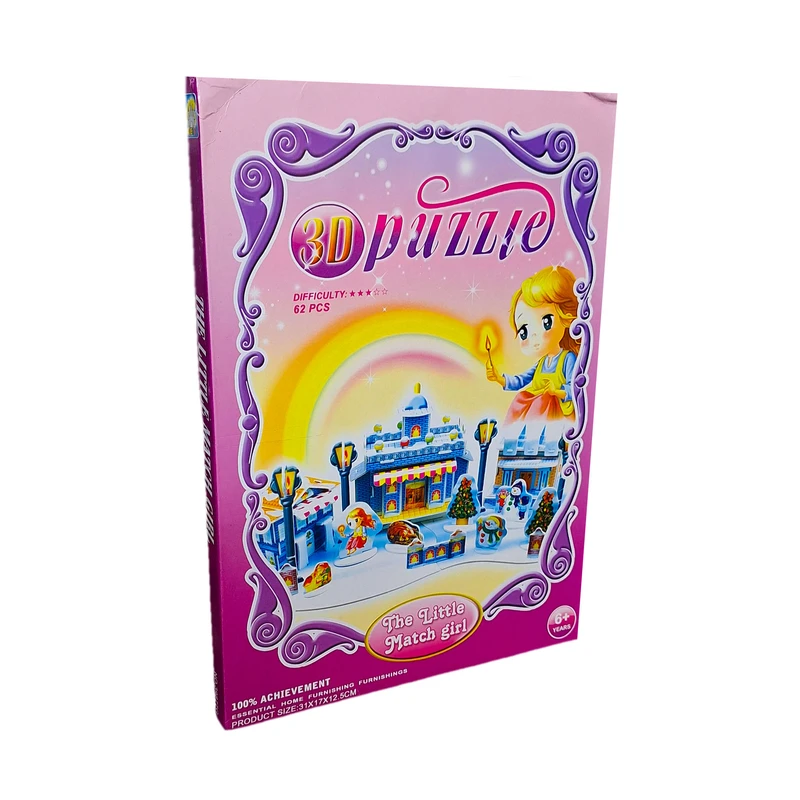 ساختنی 62 تکه  مدل دختر کبریت فروش