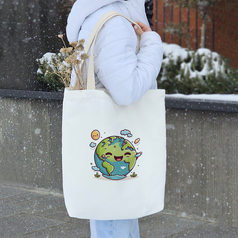 ساک خرید خندالو مدل زمین کد H1597