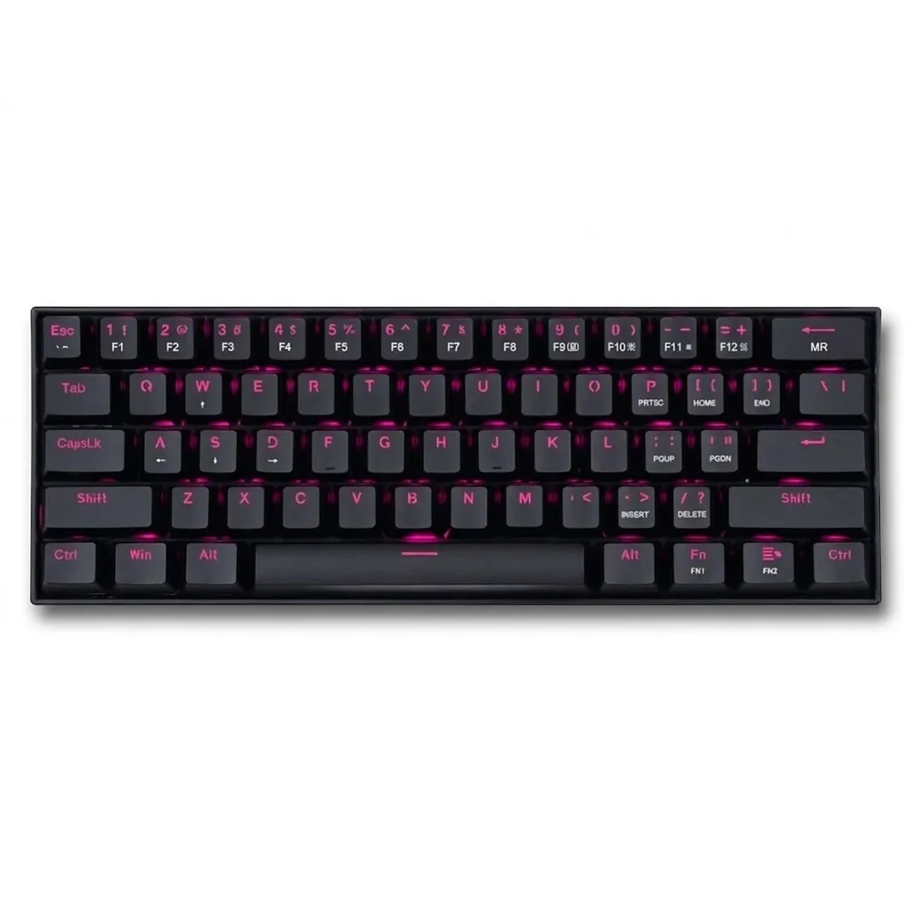 کیبورد گیمینگ ردراگون مدل K630 Dragonborn، مکانیکال سوییچ قرمز، Tenkeyless، نورپردازی RGB