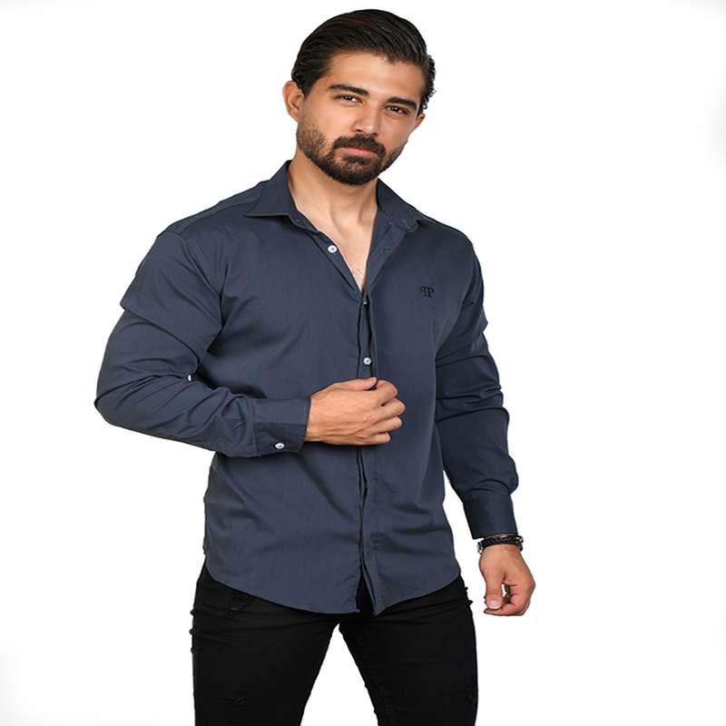 پیراهن آستین بلند مردانه مدل P1
