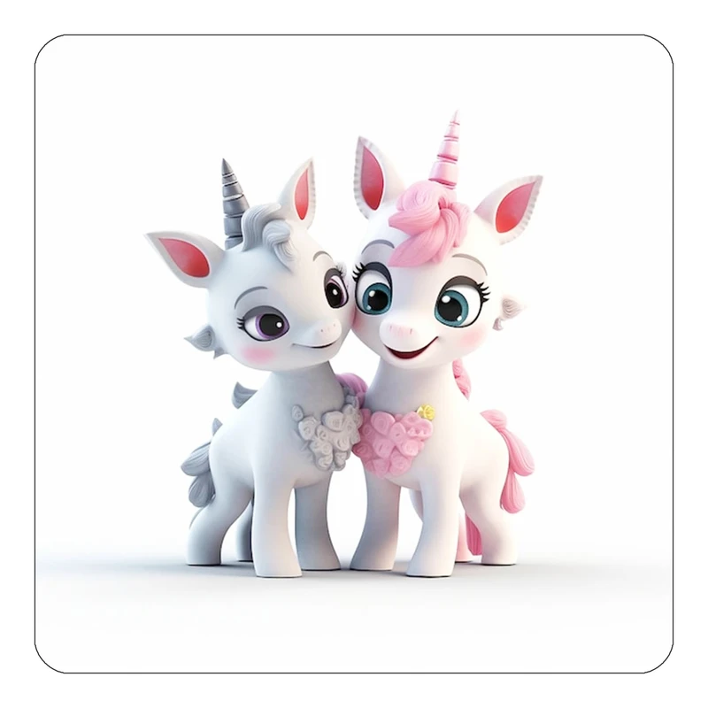 مگنت کاکتی طرح اسب تک شاخ و یونیکورن مدل mp32491