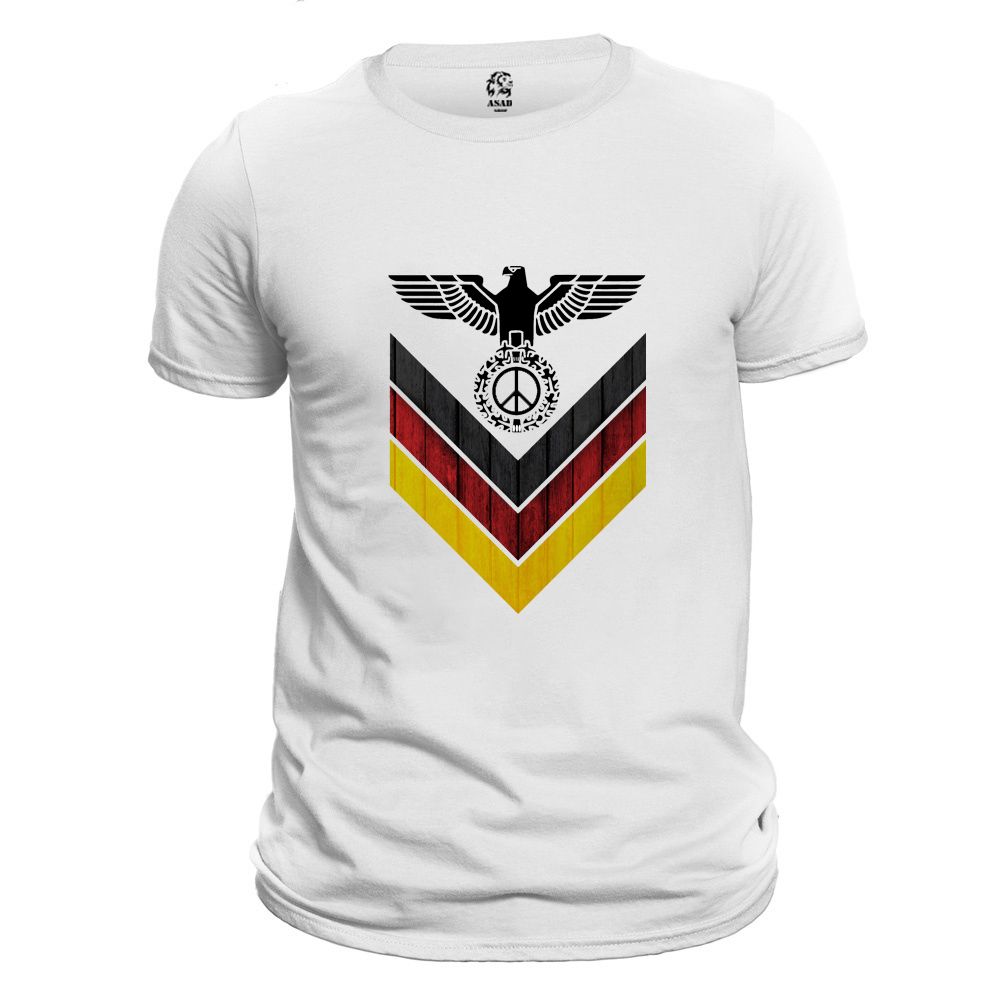 تی شرت آستین کوتاه مردانه اسد مدل آلمان -  - 1