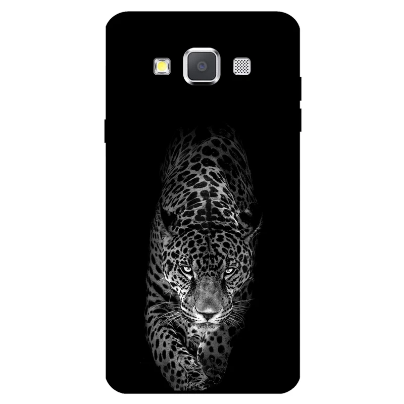 کاور مگافون طرح پلنگ مدل 1879 مناسب برای گوشی موبایل سامسونگ Galaxy A7 2015  