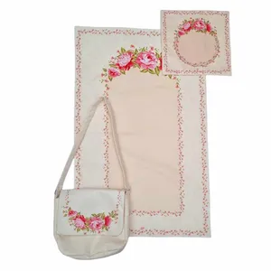 سجاده و جانماز مدل سجاده و جانماز طرح یاس کد 69045