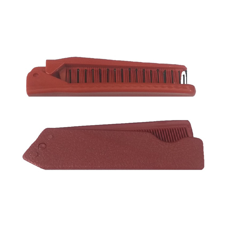 شانه جیبی مو مدل تاشو کد AZZ912 بسته 2 عددی