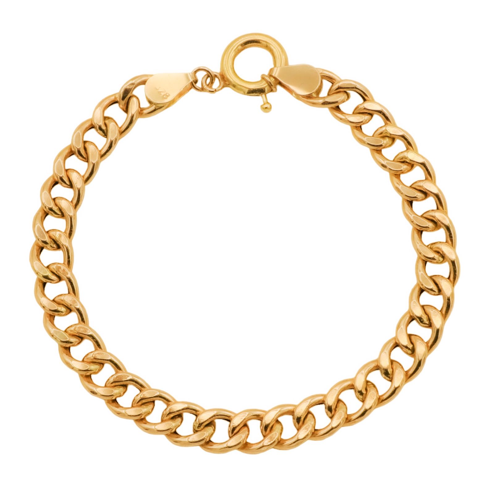 دستبند طلا 18 عیار زنانه مدل  crt7 -  - 1