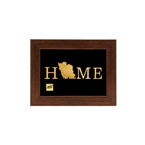 تابلو طلا کوب مارک گلد طرح home کد ti014