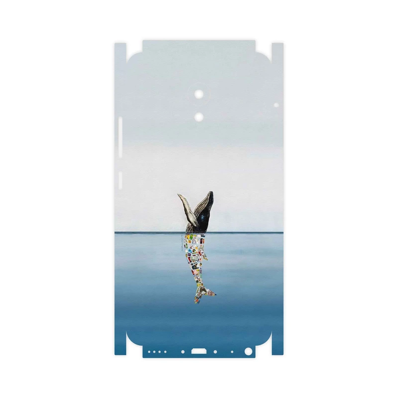 برچسب پوششی ماهوت مدل Collage of Sea Trash-FullSkin مناسب برای گوشی موبایل میزو M5