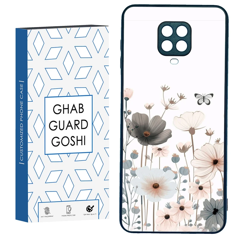 کاور قاب گارد گوشی طرح گل کد TPU-135 مناسب برای گوشی موبایل شیائومی Redmi Note 9 pro / Note 9s