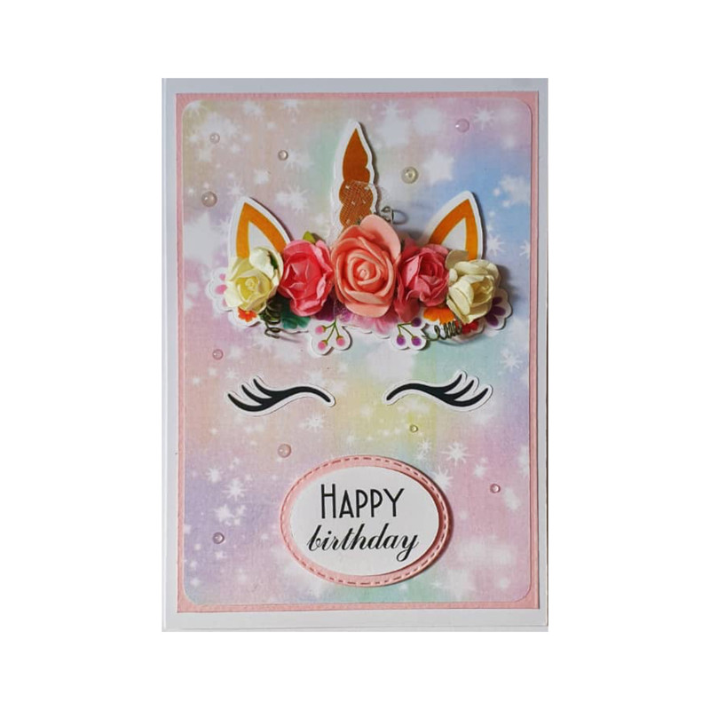 کارت پستال مدل تک شاخ کد 02