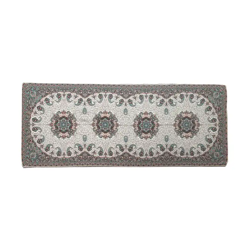 ست 7 تکه پشتی ترمه مدل شاه نشین طرح نیلوفر