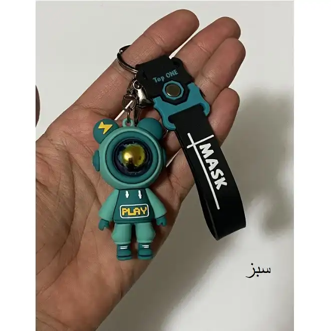 جاکلیدی مدل سیلیکونی طرح آدم فضایی کدaf