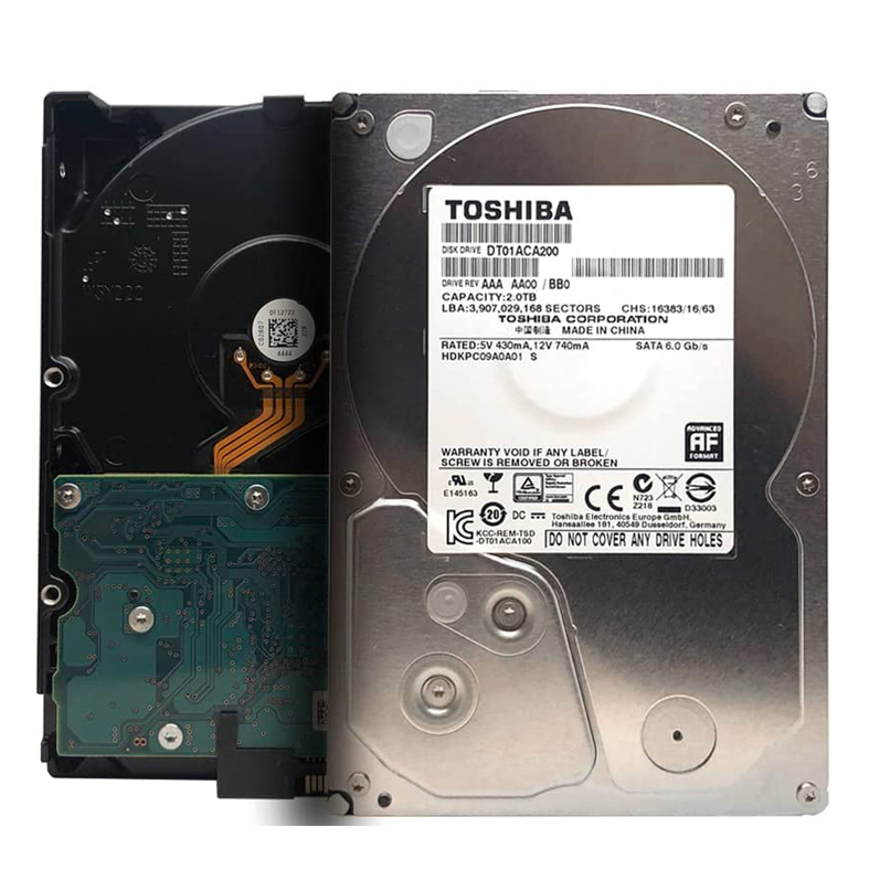 هارددیسک اینترنال توشیبا مدل A200 7200RPM SATA 64MB CACHE BULK ظرفیت 2 ترابایت