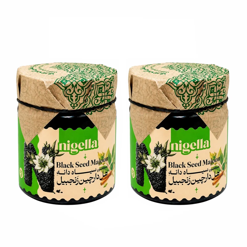 معجون سیاه دانه هل دارچین زنجبیل نایجلا - 320 گرم بسته 2 عددی