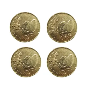 سکه تزئینی مدل یورو سنت کد SEKU-401 مجموعه 4 عددی
