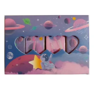 چسب نواری مدل واشی طرح کهکشانی کد 22 عرض 1.5 سانتی متر مجموعه 4 عددی