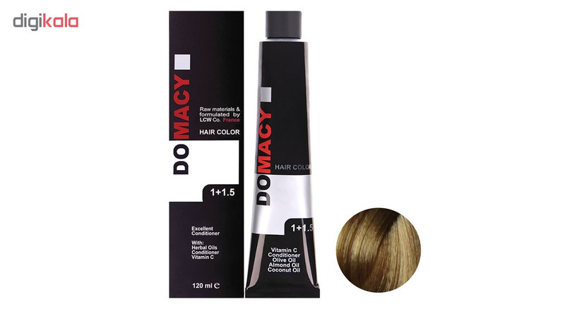 رنگ مو دوماسی سری شکلاتی شماره 7.7 حجم 120 میلی لیتر رنگ بلوند شکلاتی متوسط