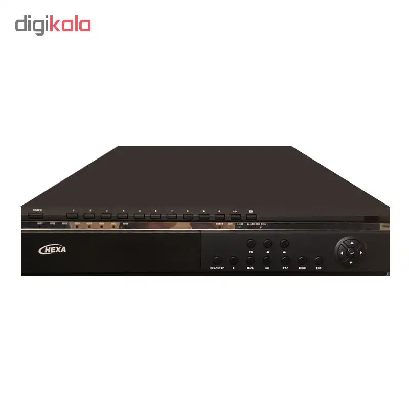 ضبط کننده دوربین مداربسته ۳۲ کاناله هگزا مدل dvr 1604AF