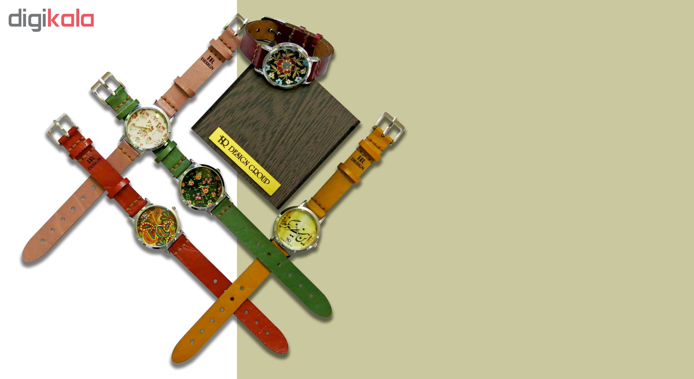 ساعت مچی عقربه ای زنانه اچ آر دیزاین گروپ مدل 015