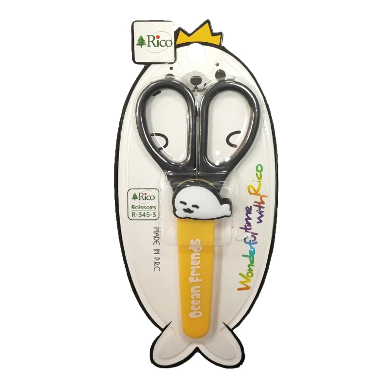 قیچی ریکو مدل فانتزی دوستان دریایی طرح نهنگ