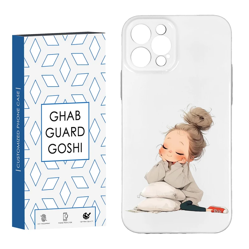 کاور قاب گارد گوشی طرح فانتزی دختر ملوس کد HARD-012 مناسب برای گوشی موبایل اپل IPHONE 12 PRO