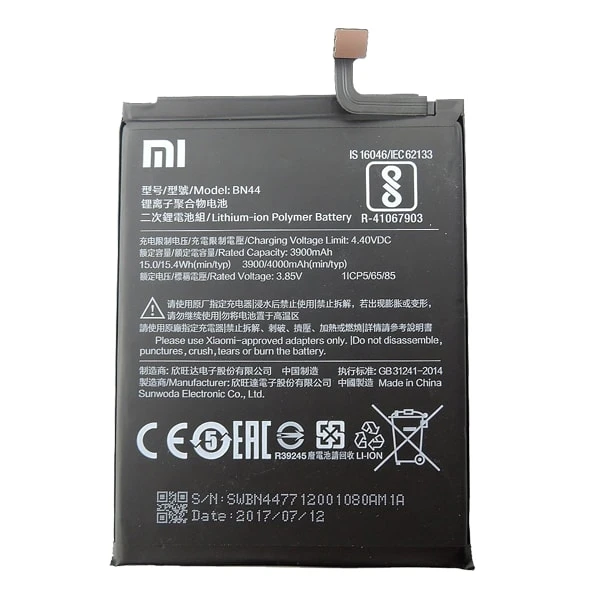 باتری موبایل مدل BN44 مناسب برای گوشی Redmi 5 Plus