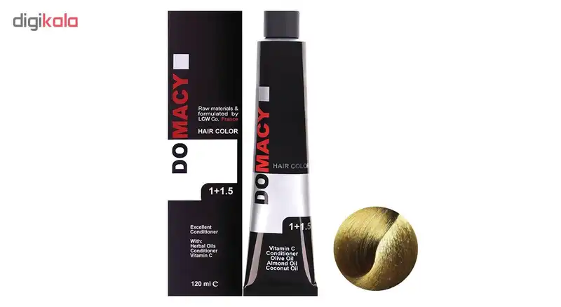 رنگ مو دوماسی سری طبیعی شماره 8.00 حجم 120 میلی لیتر رنگ بلوند روشن اکسترا