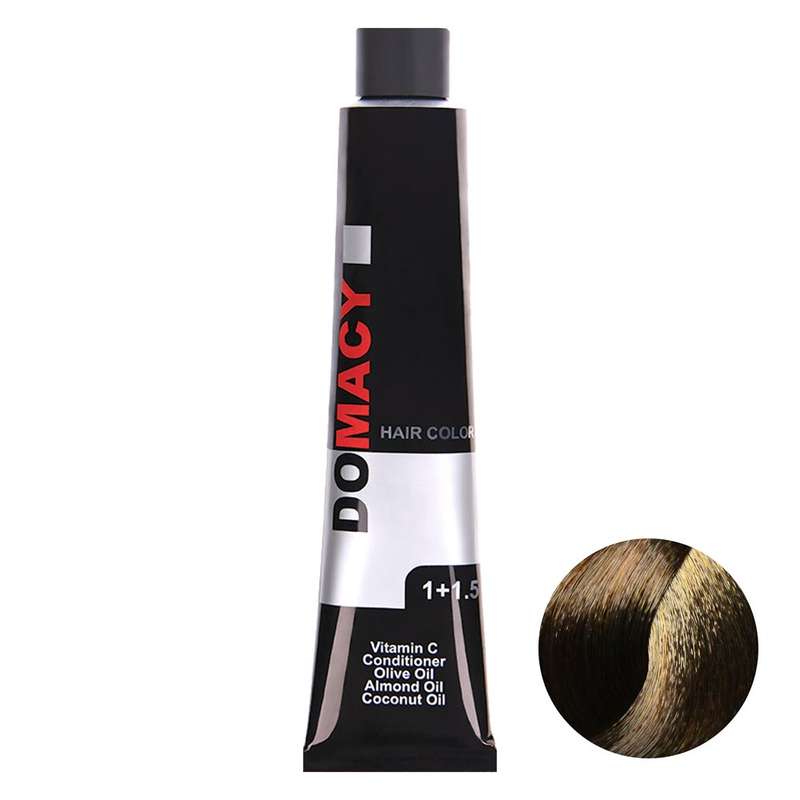 رنگ مو دوماسی سری طلایی شماره 5.3 حجم 120 میلی لیتر رنگ قهوه ای طلایی روشن