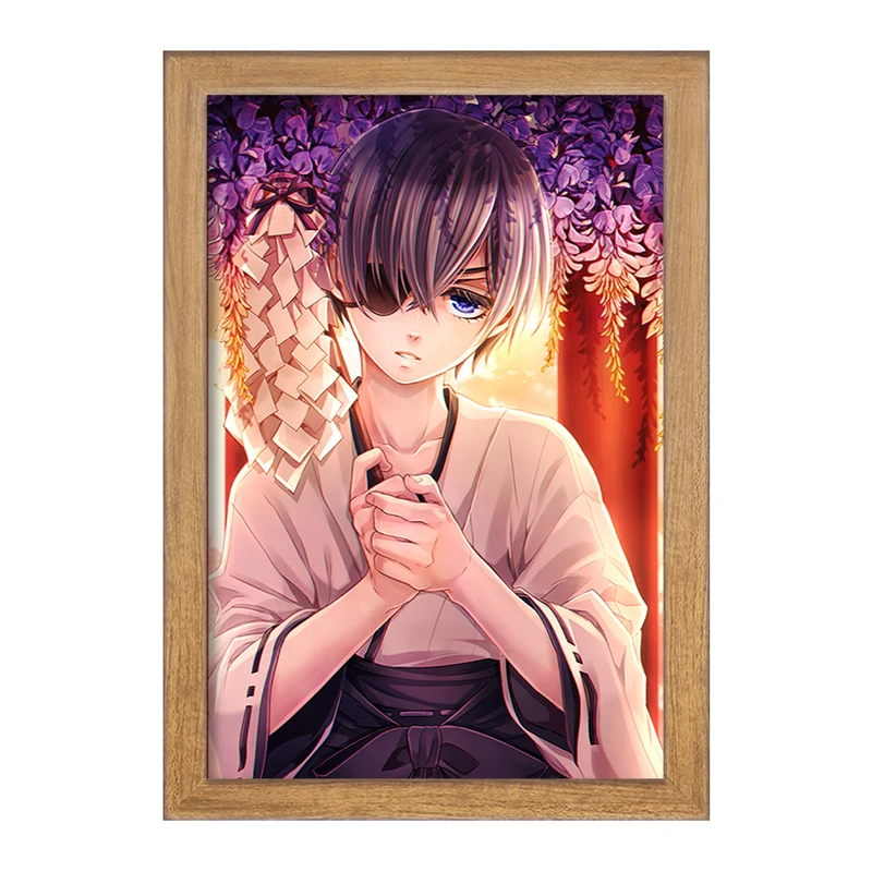 تابلو خندالو مدل شیل انیمه خادم سیاه Black Butler  کد 16343