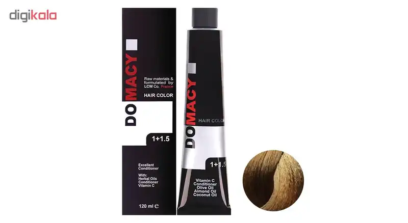 رنگ مو دوماسی سری طلایی شماره 6.3 حجم 120 میلی لیتر رنگ بلوند طالایی تیره